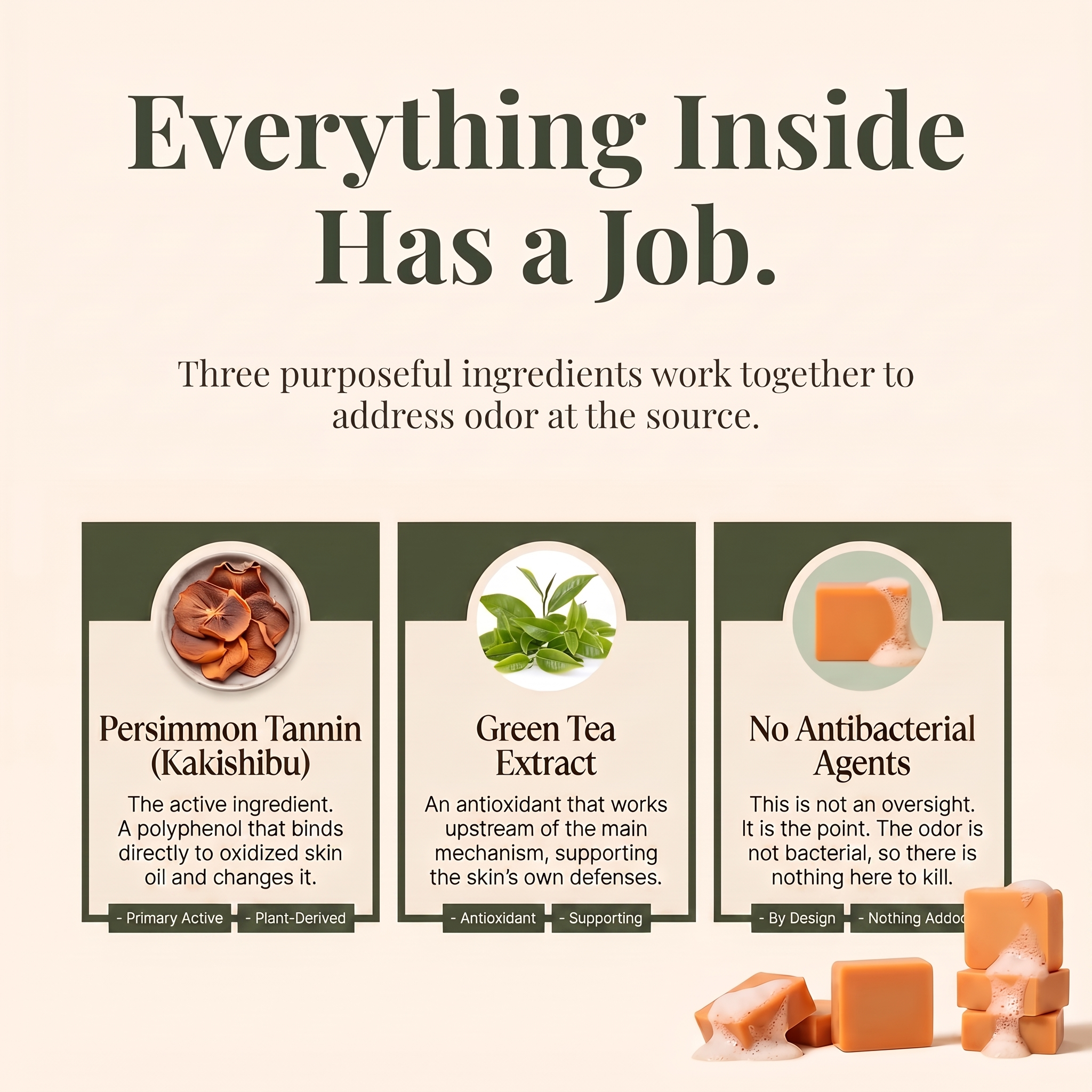 Mino™ Persimmon Soap